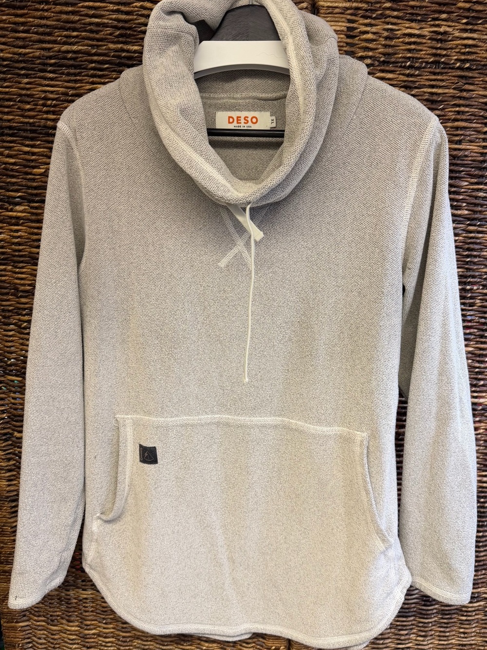 Deso- Tallac, Light Gray Cove Pullover Hoodie- XLarge, Made‎ in USA
